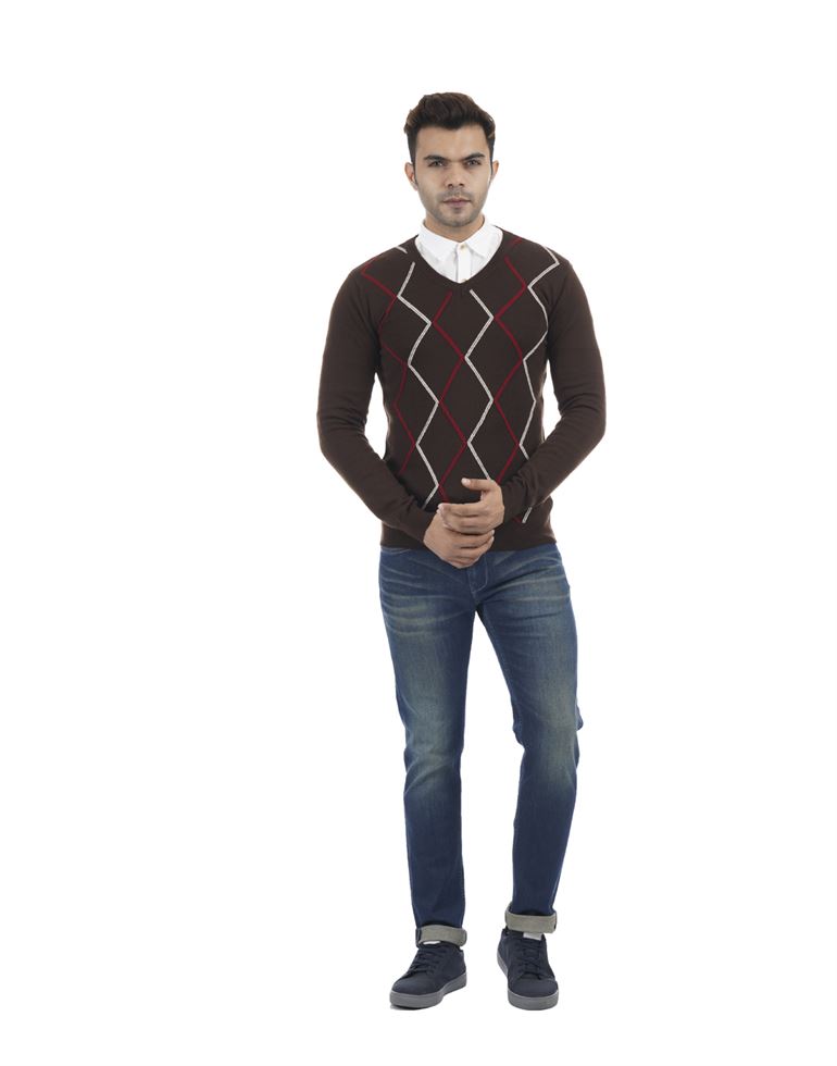 Porto Bello Men's Casual Winter Wear Pullover